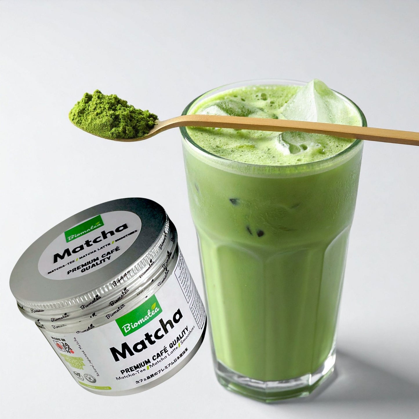 80g reines Matcha aus japanischem Tencha-Grüntee – Premium Grade Café-Qualität – Für Matcha Latte, Tee & Smoothies