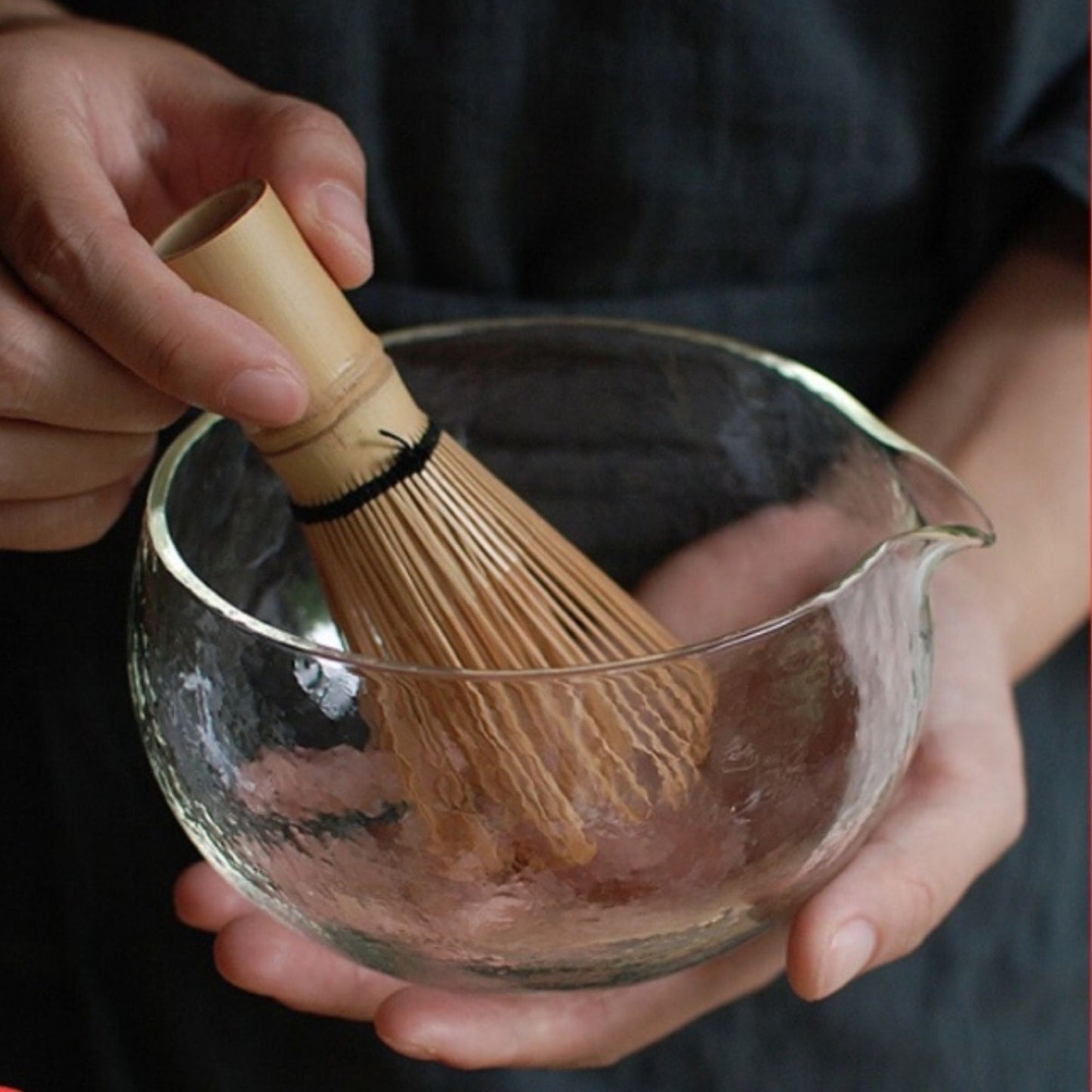Glas Matcha Schale – Ø 11 cm