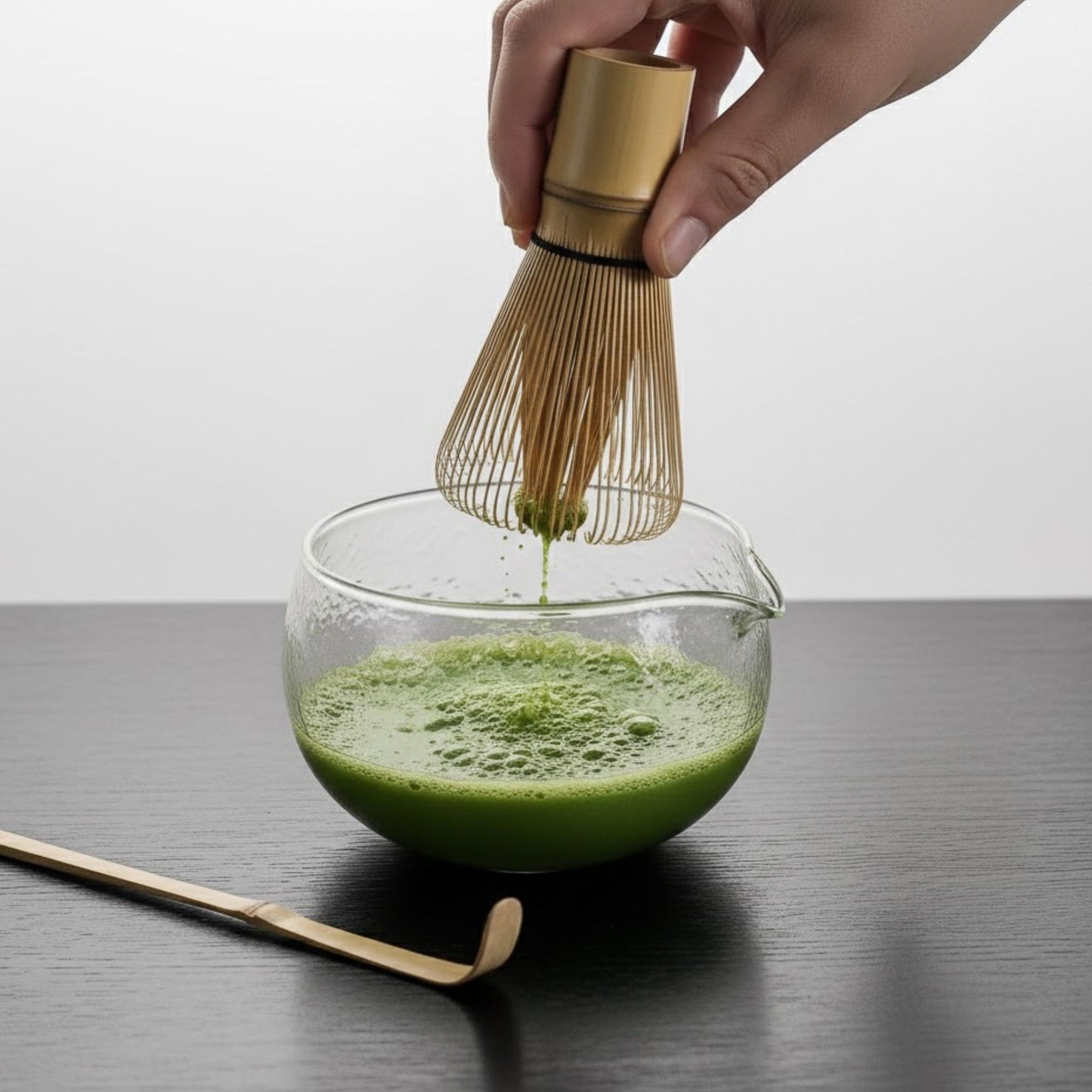 Matcha Bambus Löffel, Chashaku Bambuslöffel