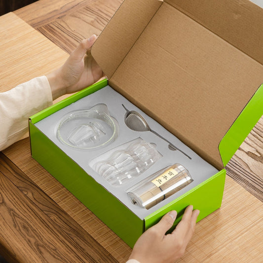 Japanisches Matcha-Set aus Glas | 8-teiliges Matcha Starter Kit