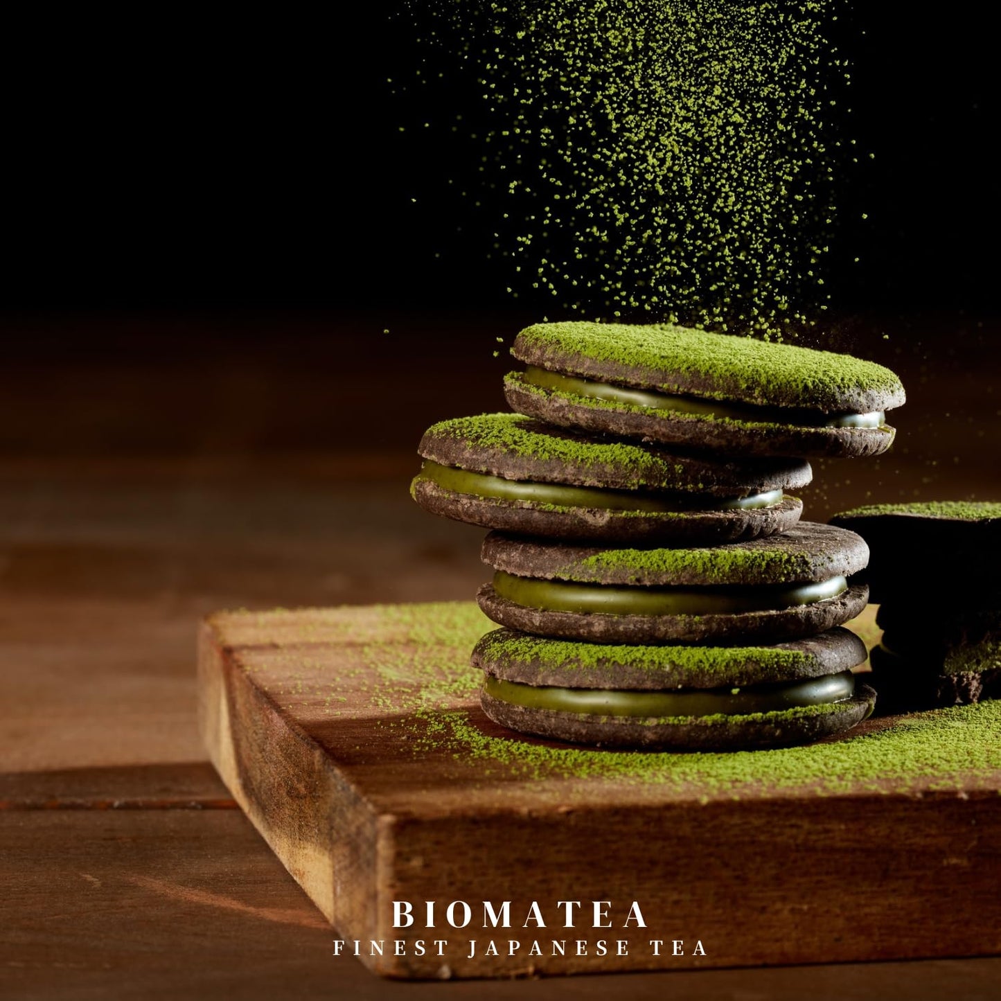 BIOMATEA Matcha Pulver – Premium Grüner Tee aus Japan (Kagoshima) | Vielseitig für Latte, Smoothies, Backen & Desserts | 100% natürlich & fein gemahlen (50g Beutel)