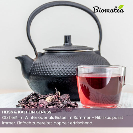 Hibiskusblüten ganz und getrocknet, 150g