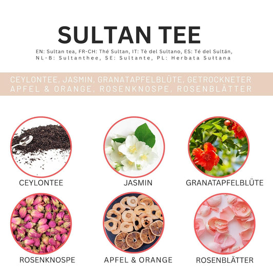 Sultan Tee, 100g, Blüten Mischungs-Tee