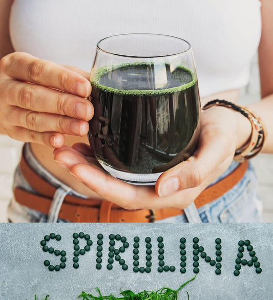 Reines grünes Spirulina-Pulver, 100g
