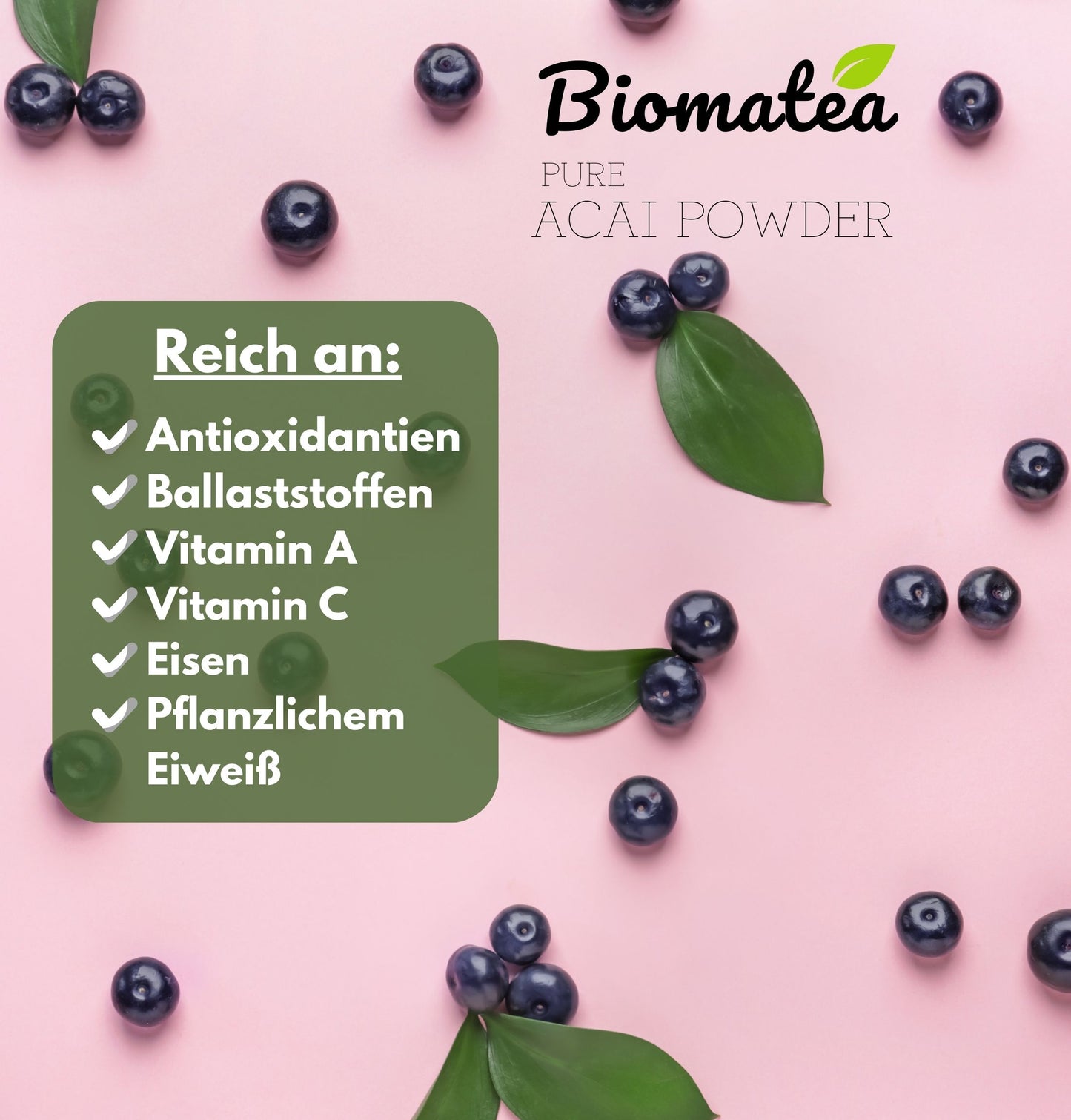 Acai Beeren Pulver, 100g