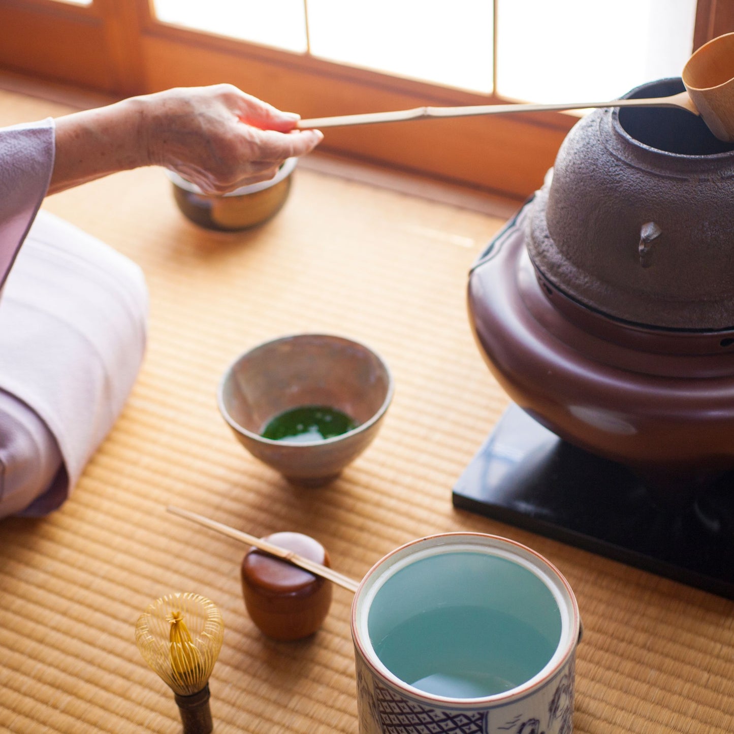 Biomatea Ceremonial Sakura Matcha, ohne Zucker, Matcha mit Kirschblüten, 50g