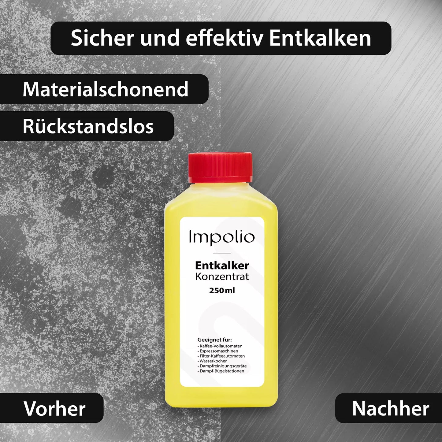 Universal Entkalker Konzentrat 250ml Biologisch abbaubar, Made in Germany