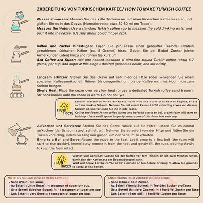 Türkischer Kaffee 200g – 100% Arabica, fein gemahlen, traditionell geröstet, intensives Aroma, ideal für Cezve & Espressokocher