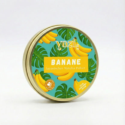 Ceremonial japanischer Matcha Tee Pulver mit Banane Geschmack, 40g Dose