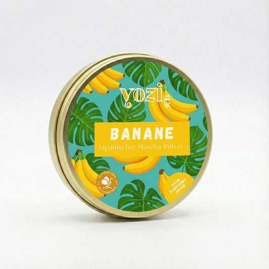 Ceremonial japanischer Matcha Tee Pulver mit Banane Geschmack, 40g Dose