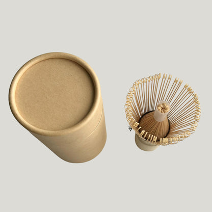 Matcha Whisk Bambusbesen | Chasen Matchabesen 100 Zinken Borsen Natur