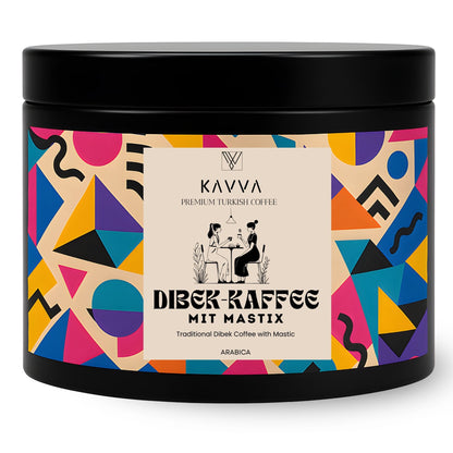 KAVVA Premium Dibek-Kaffee mit Mastix – Traditioneller Türkischer Kaffee aus Arabica-Bohnen, 100 g