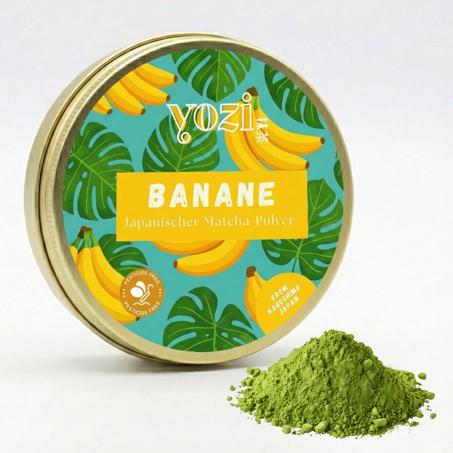 Ceremonial japanischer Matcha Tee Pulver mit Banane Geschmack, 40g Dose