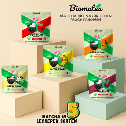 Matcha Love, 50 g japanischer Matcha Tee Pulver mit Banane Geschmack