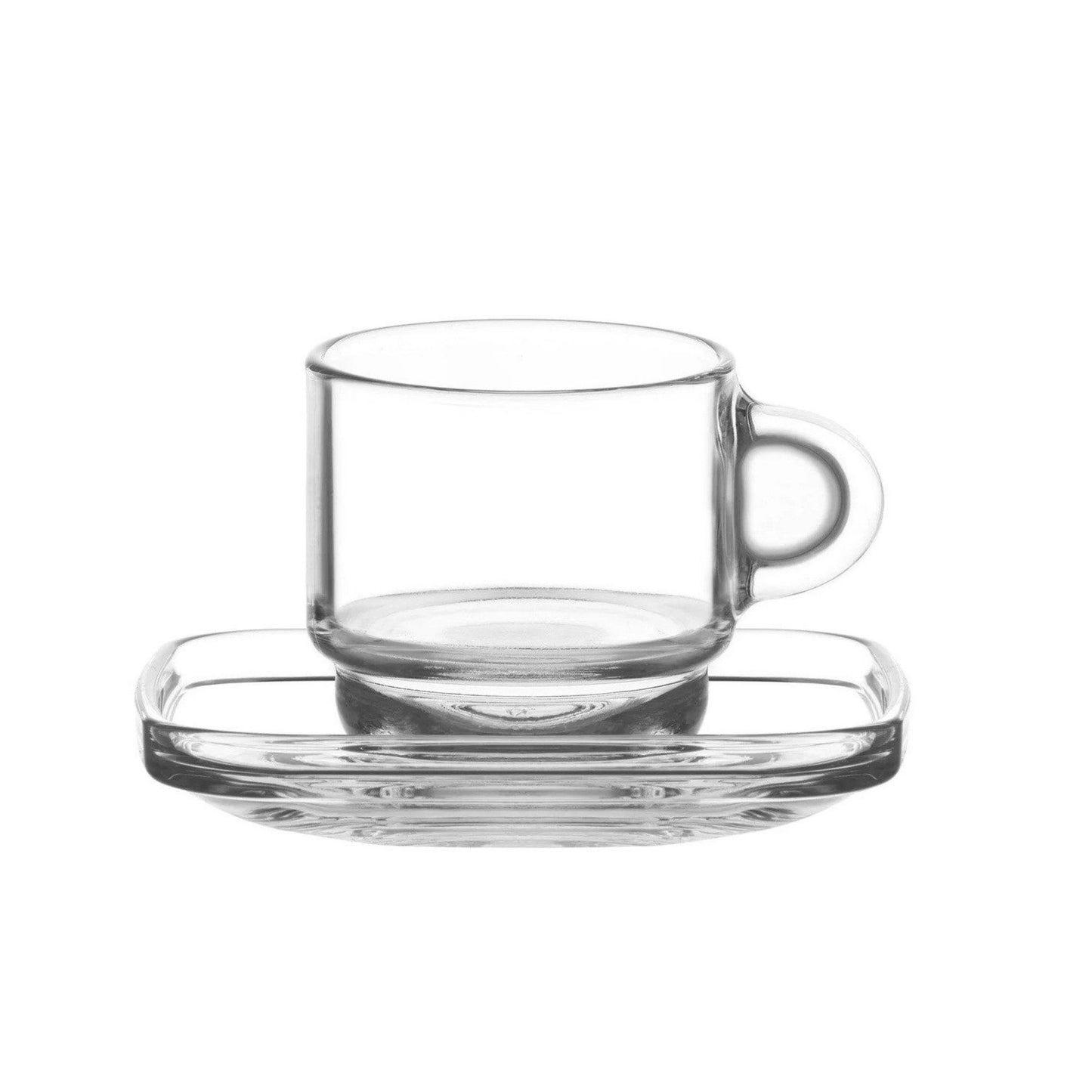 Cozy 12tlg Espressogläser mit Untertassen