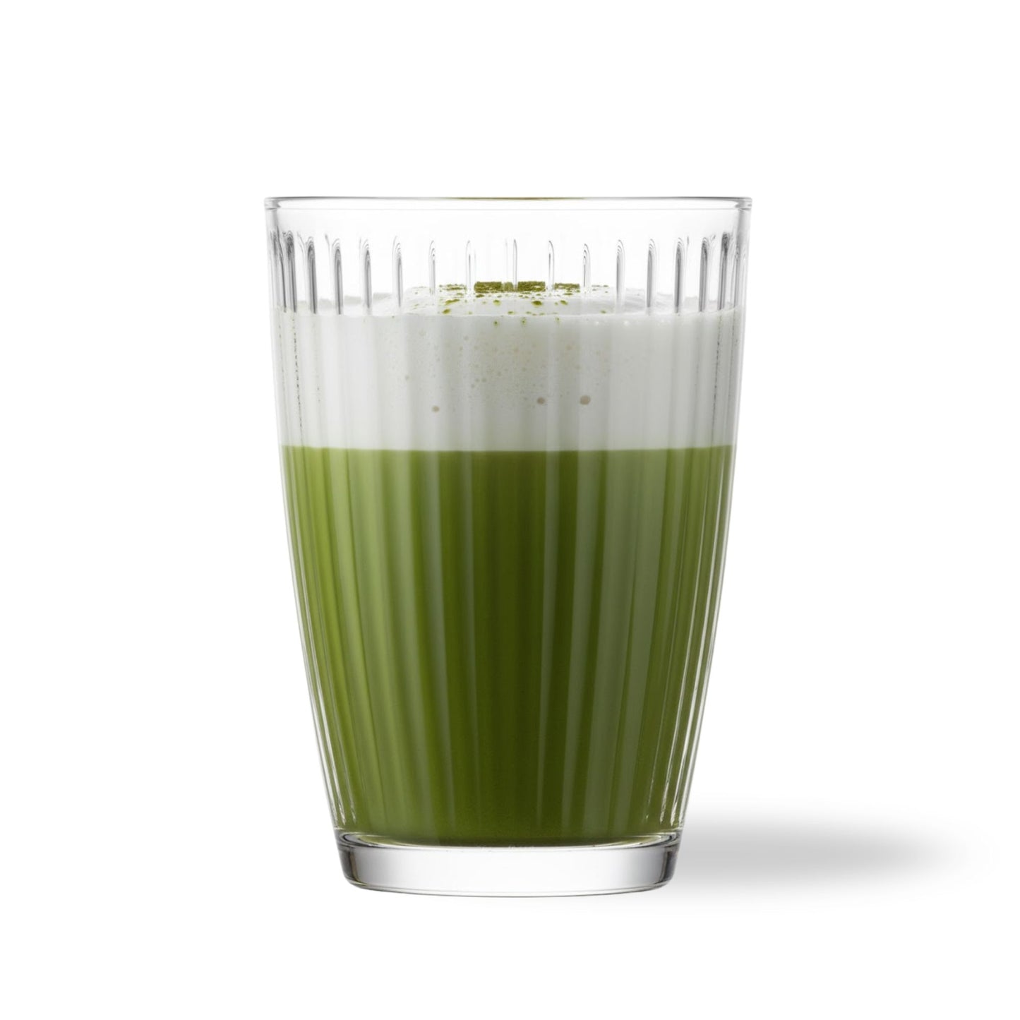 Premium Matcha, Longdrink-Gläser (6er Set) – Massiv & Innen-Geriffelt 415ml