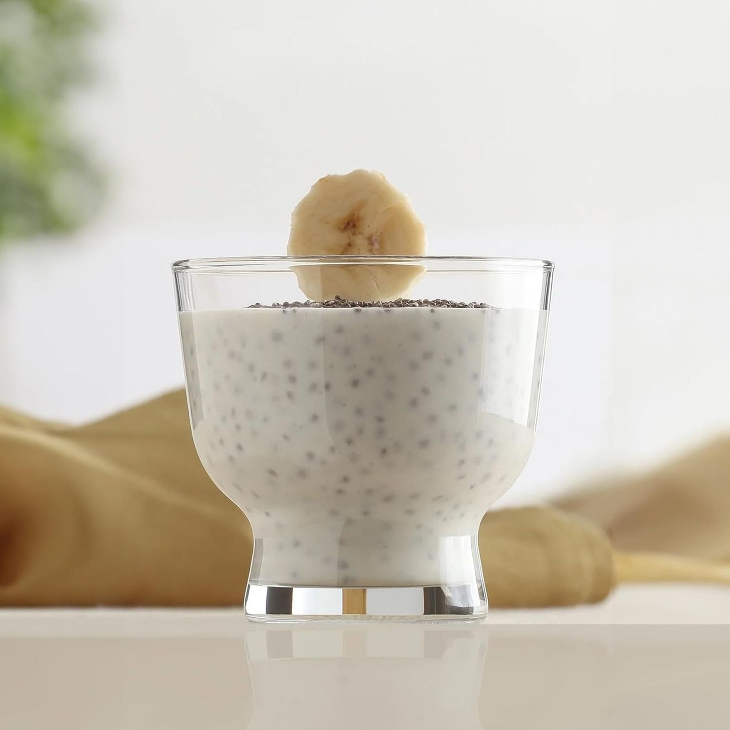 Petit 240 ml Glas Set 6 Stück Vielseitige Trinkgläser & Dessertschalen, Glasschalen