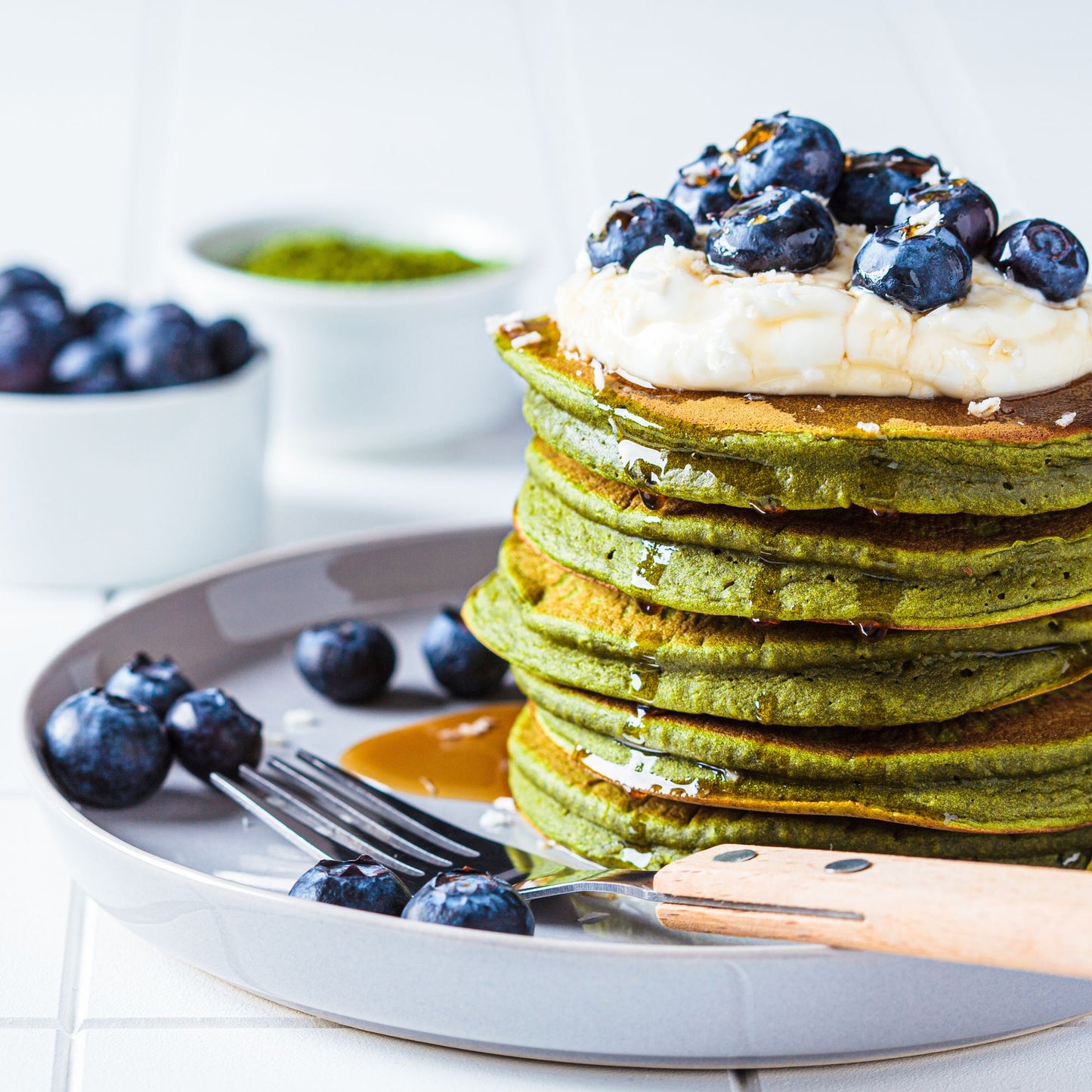 HIWA Matcha Tee Pulver aus Japan Kagoshima 30 g Dose mit Aufreißlasche, Cafe Qualität Culinary
