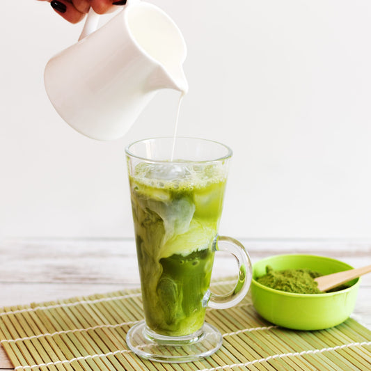 Matcha Love, 50 g japanischer Matcha Tee Pulver mit Bourbon Vanille Geschmack