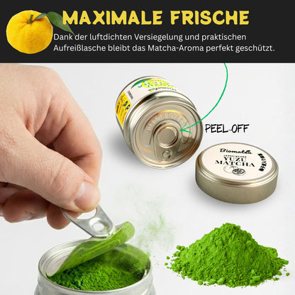 Yuzu Matcha Pulver 30g - Ceremonial Grade Matcha mit japanischer Zitrusfrucht