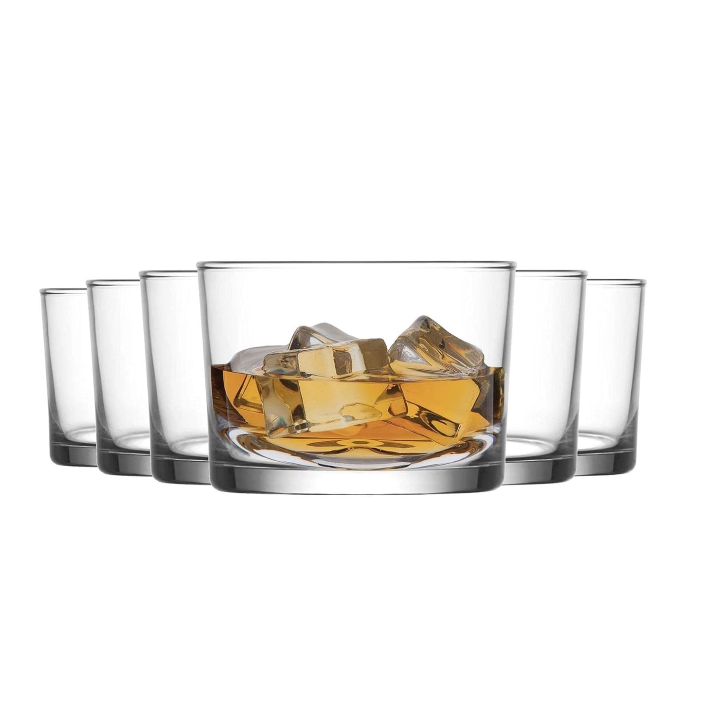 Bodega 240 ml Glas Set 6 Stück Vielseitige Trinkgläser & Dessertschalen, Glasschalen
