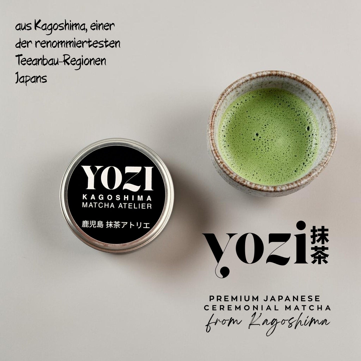 YOZI Ceremonial Matcha aus Kagoshima – Premium Japanischer Matcha, 1. Ernte, 30g