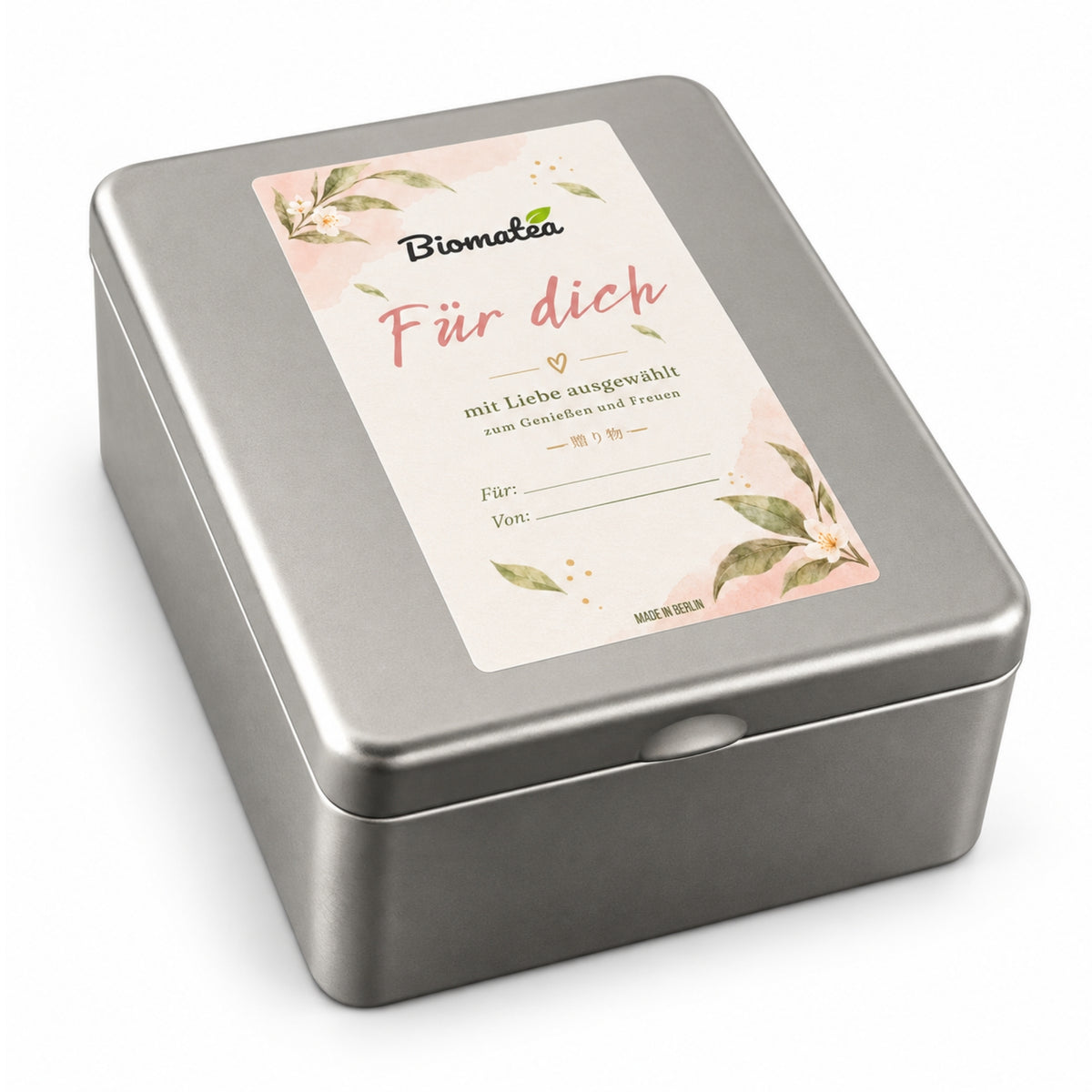 Biomatea 4tlg Geschenkset inkl. Metall Box - Produkte individuell auswählen