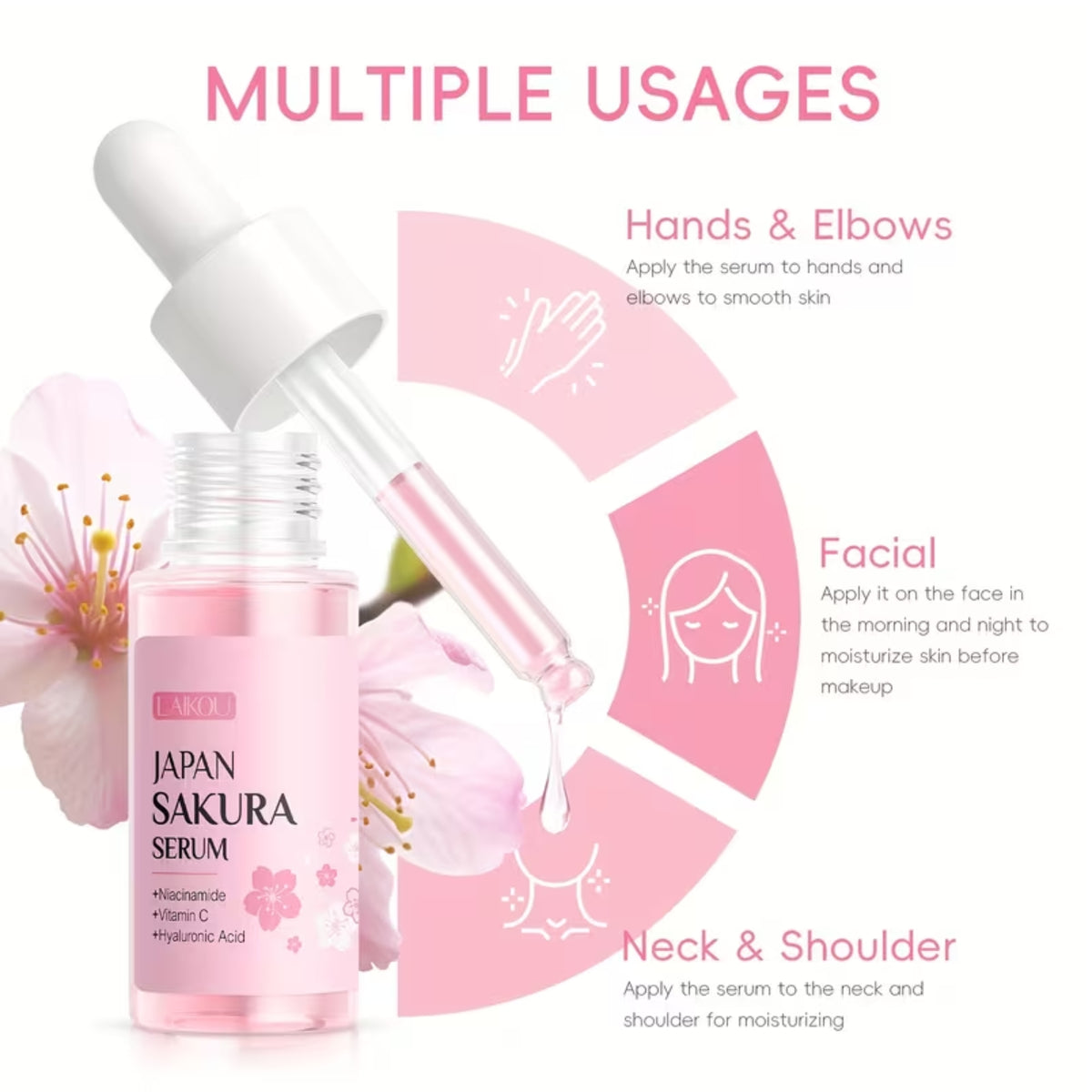 Sakura Hautpflege-Geschenkset, 16-teilig – Gesichtspflege, Masken & Zubehör
