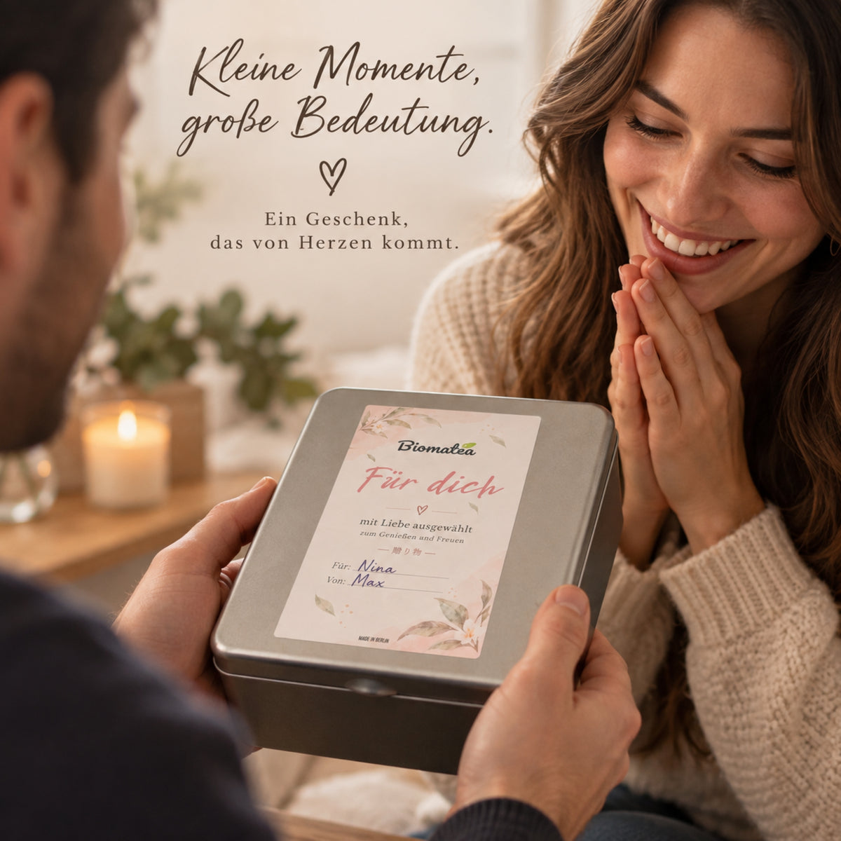 Biomatea 4tlg Geschenkset inkl. Metall Box - Produkte individuell auswählen