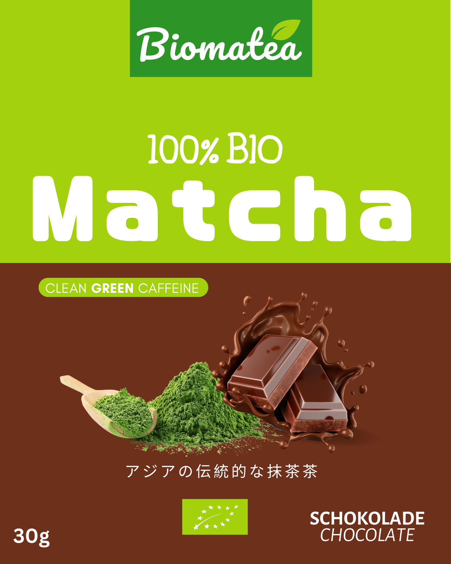 Schokolade Matcha, 30g