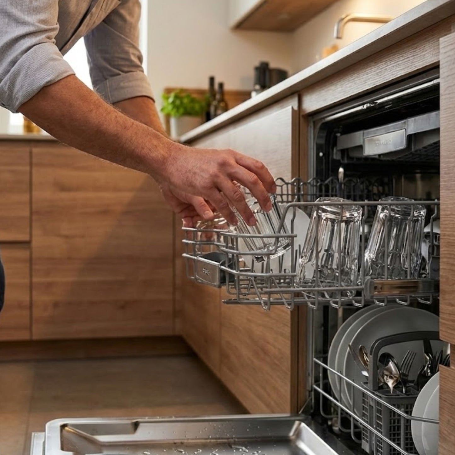 Aras 305 ml Gläser 6er Set, Trinkgläser, Whisky, Matcha, Kaffee, Saft, Stapelbar