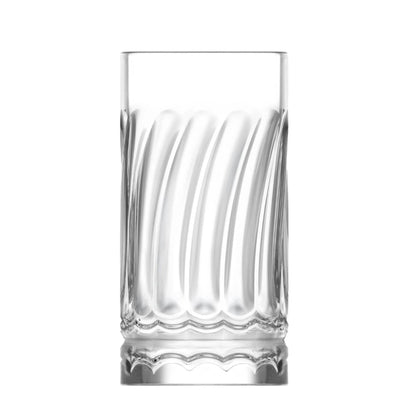 Wave 6 Stück Matcha Gläser 390ml Wellen-Design, extra schwer & massiv