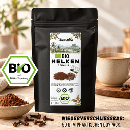 Bio Nelken gemahlen 50 g – Nelkenpulver aus Sri Lanka