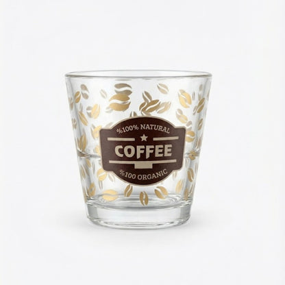 Sigma 6er Set Espresso und Mokka Gläser – 72 ml Glas mini Kaffeegläser