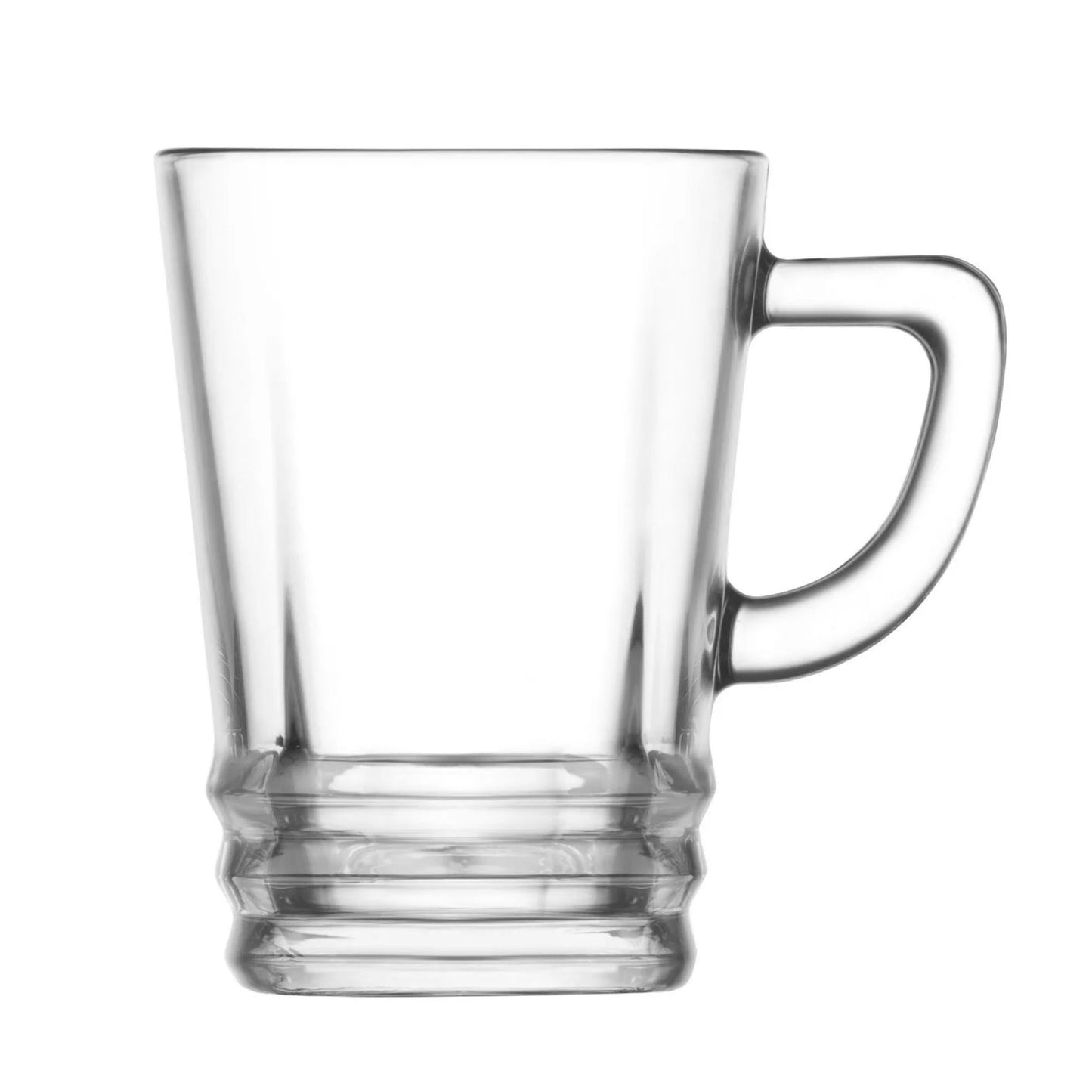 Elegan 6er pack Teegläser mit Henkel, 225 ml