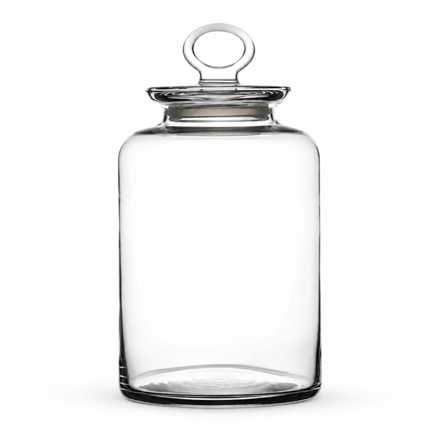 Vorratsglas mit Glasdeckel und Silikonring, 2,64 Liter, 27 cm, großes Aufbewahrungsglas für Pasta, Kaffee, Müsli und Lebensmittel