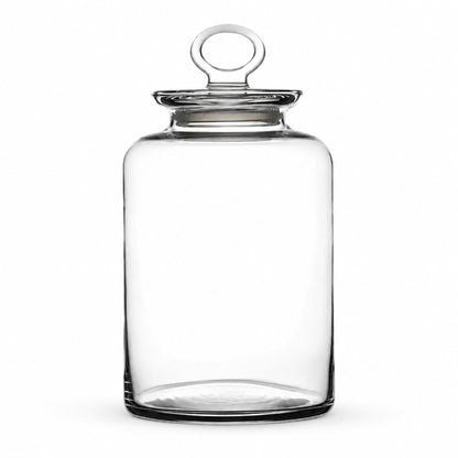 Vorratsglas mit Glasdeckel und Silikonring, 2,64 Liter, 27 cm, großes Aufbewahrungsglas für Pasta, Kaffee, Müsli und Lebensmittel