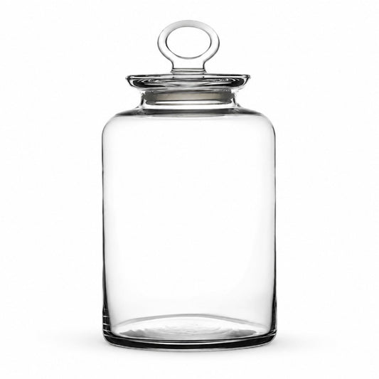 Vorratsglas mit Glasdeckel und Silikonring, 2,64 Liter, 27 cm, großes Aufbewahrungsglas für Pasta, Kaffee, Müsli und Lebensmittel