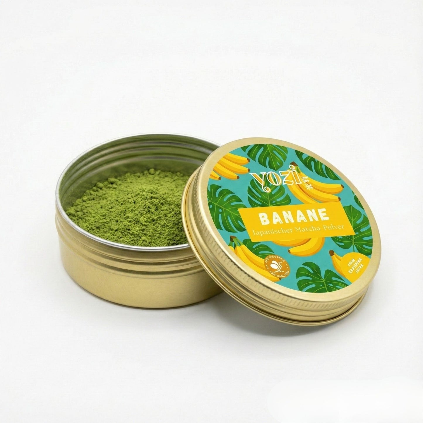 Ceremonial japanischer Matcha Tee Pulver mit Banane Geschmack, 40g Dose