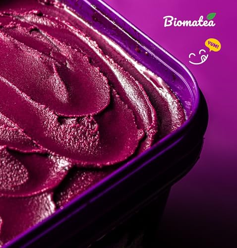 Biomatea Acai Beeren Pulver 100g - Ideal für Smoothies & Desserts - Nährstoffreich