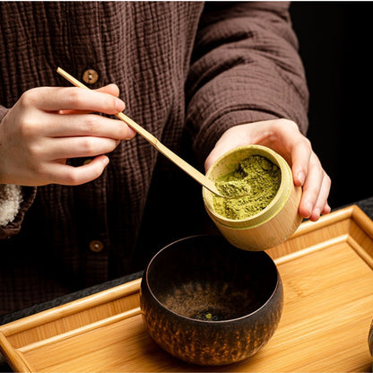 Matcha Bambus Löffel, Chashaku Bambuslöffel