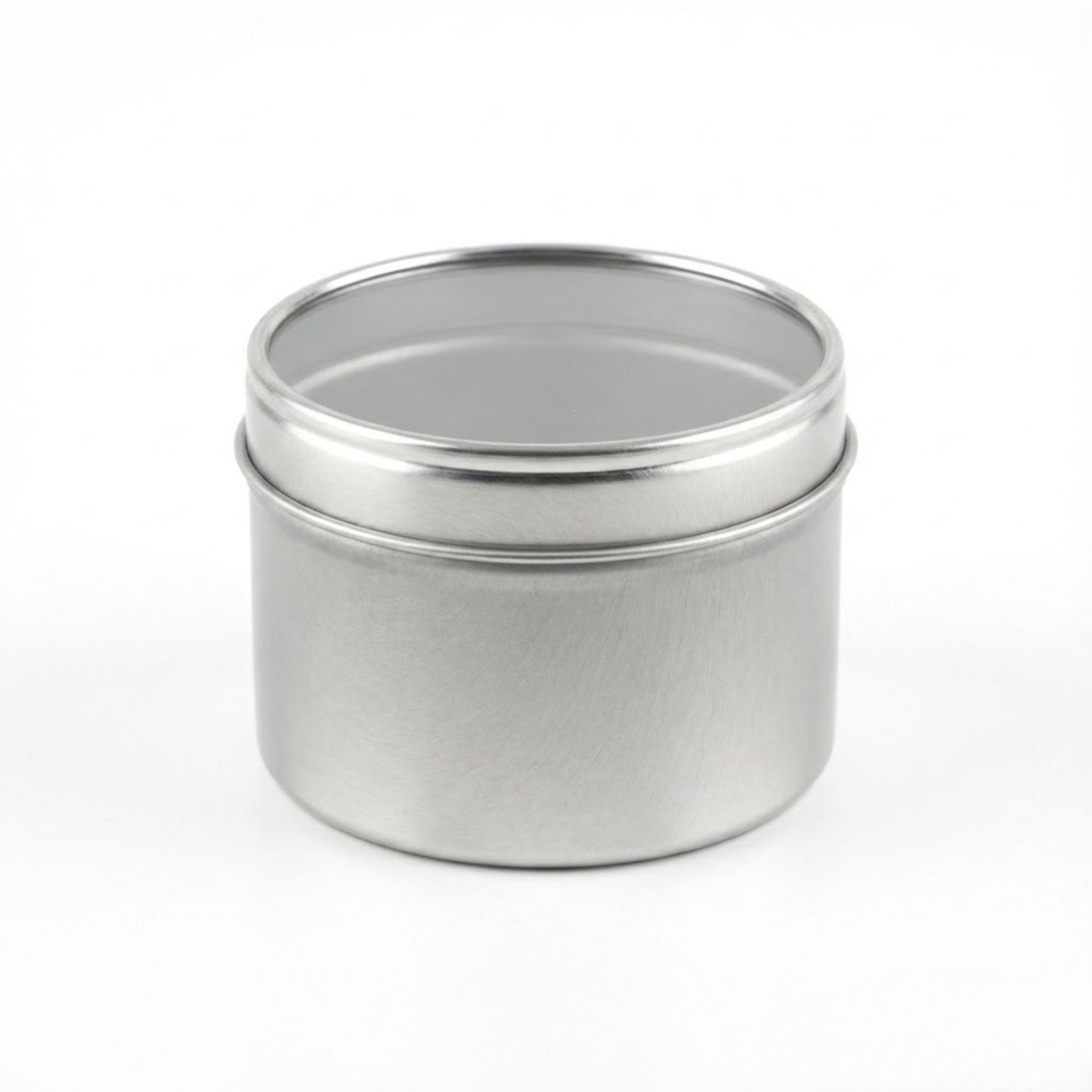 Universal Aufbewahrungsbox mit 6 Innendosen & Sichtfenster Deckel, für Tee, Kaffee & Backzutaten, Gewürze –Ordnungsbox & Organizer – Teedose leere Metalldosen Silber