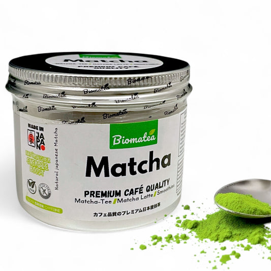 80g reines Matcha aus japanischem Tencha-Grüntee – Premium Grade Café-Qualität – Für Matcha Latte, Tee & Smoothies