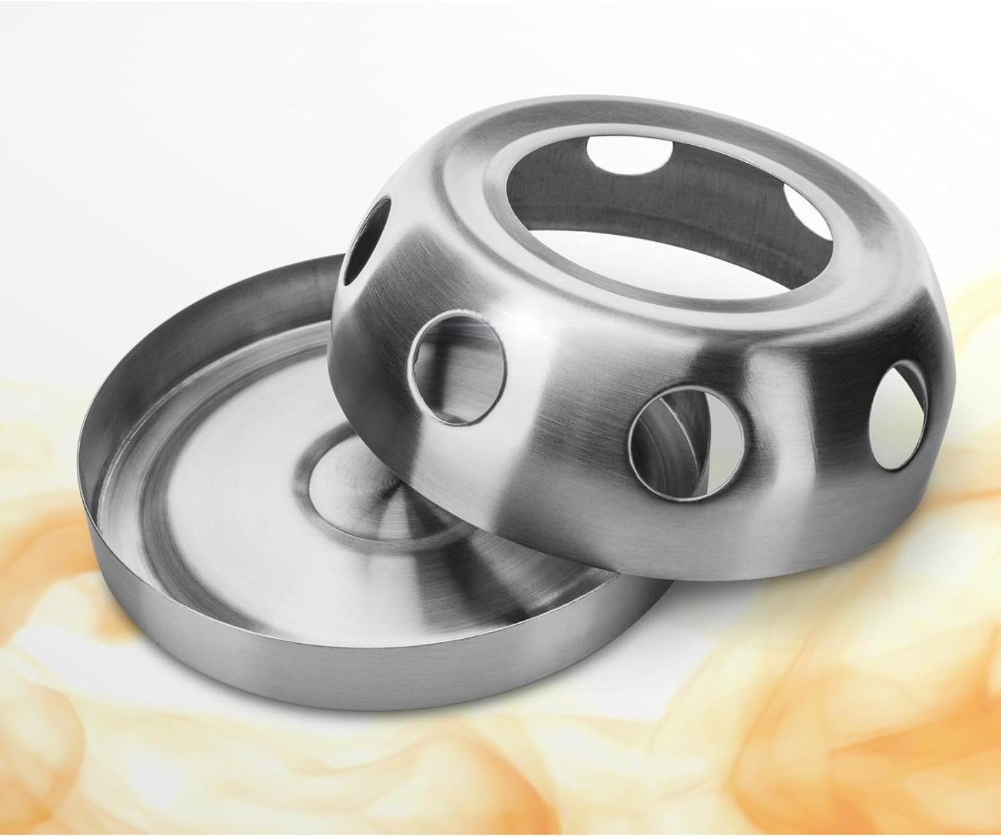 Glas Teekanne aus Glas mit Stövchen + Siebaufsatz, Hitzebeständig, herausnehmbaren Edelstahl Filter Sieb