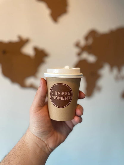 Kaffeebecher Kunststoff Deckel für Coffee Moment Pappbecher Series, Weiß