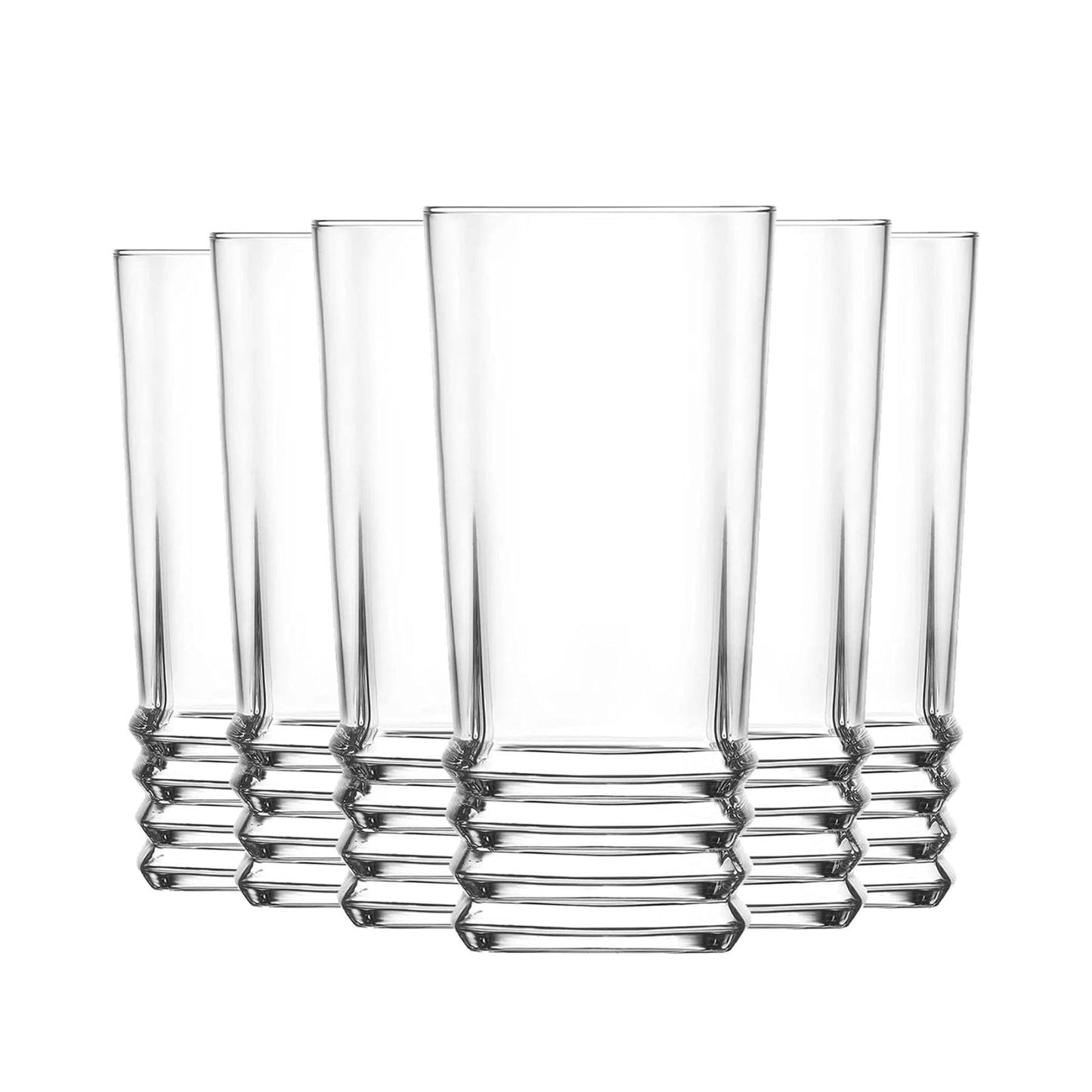 Elegan Longdrink Trinkgläser 335 ml, 6 Stück