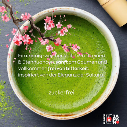 500g Vorratspack Ceremonial Sakura Matcha aus Kagoshima, japanischen Kirschblüten | Pestizidfreier Matcha-Tee