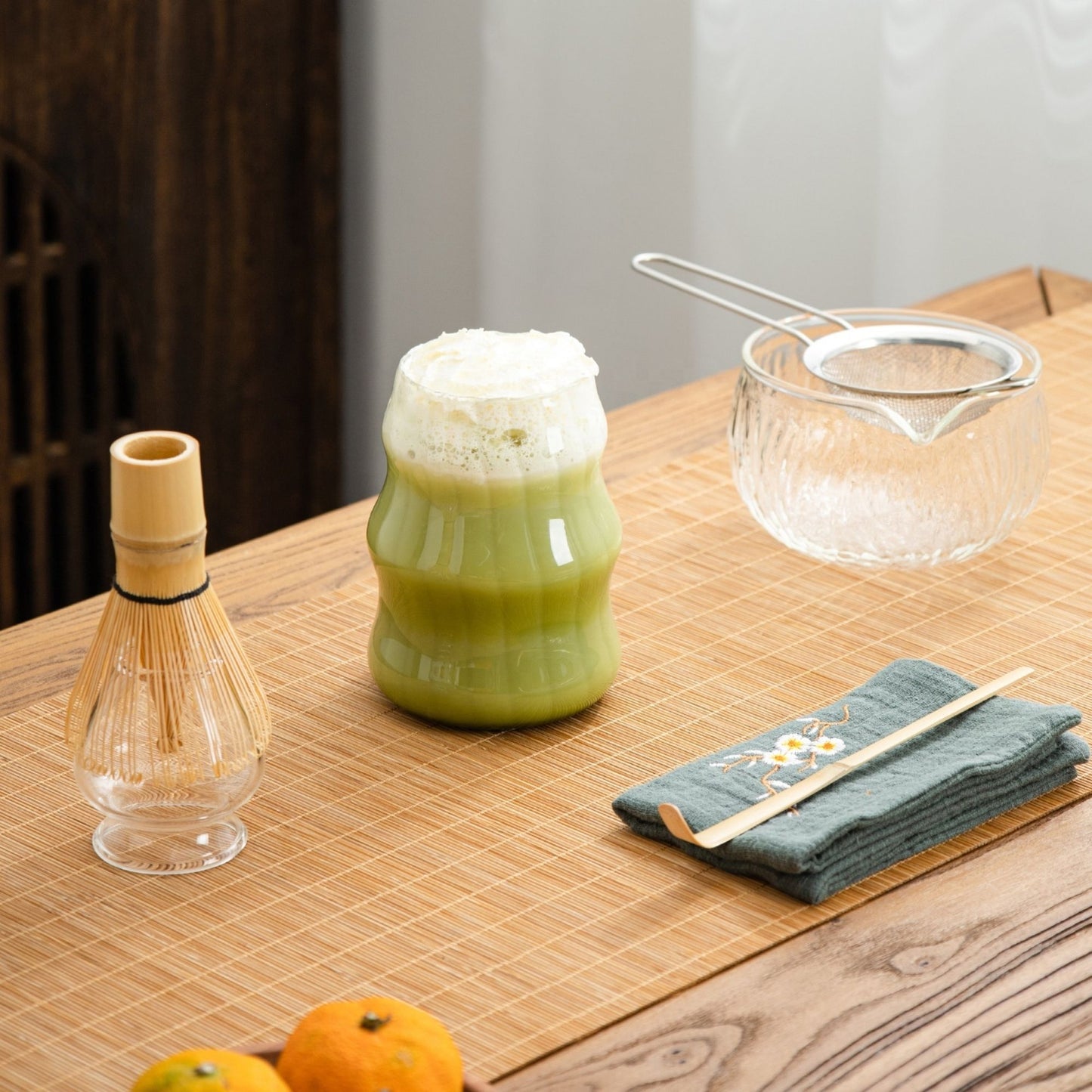 Japanisches Matcha-Set aus Glas | 8-teiliges Matcha Starter Kit