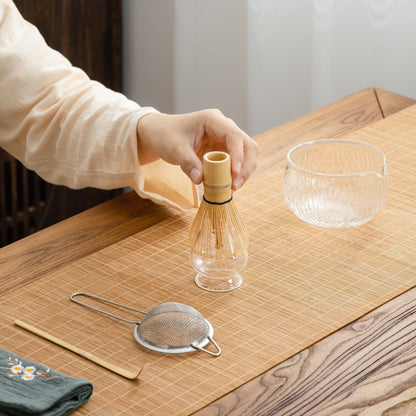 Japanisches Matcha-Set aus Glas | 8-teiliges Matcha Starter Kit