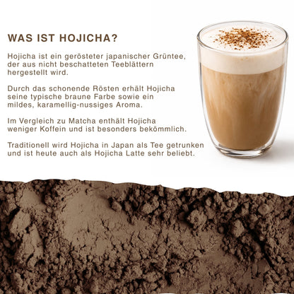 Bio Hojicha Pulver aus Japan 50g, Traditionell Gerösteter Grüntee, Zuckerfrei Vegan Glutenfrei